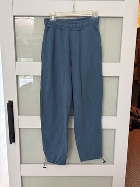 Zara Dusty Blue Wide-Leg Joggers